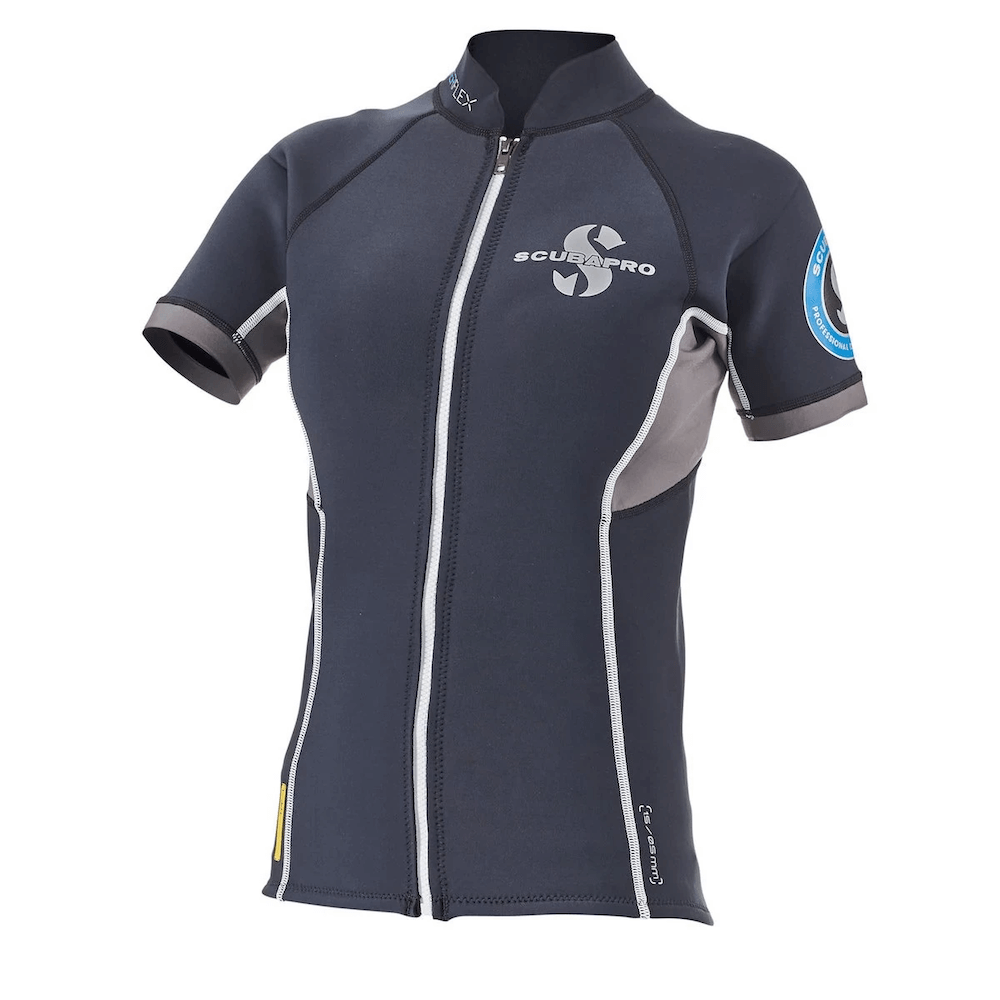 Scubapro Womens Everflex 1.5mm Short Sleeve Wetsuit Shirt - S - 2