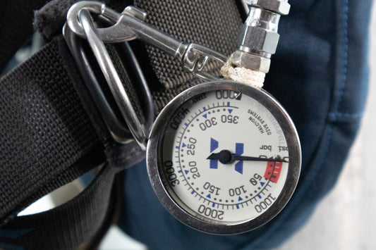 Halcyon Master Submersible pressure gauge (Dual face PSI/BAR) 63mm - 1