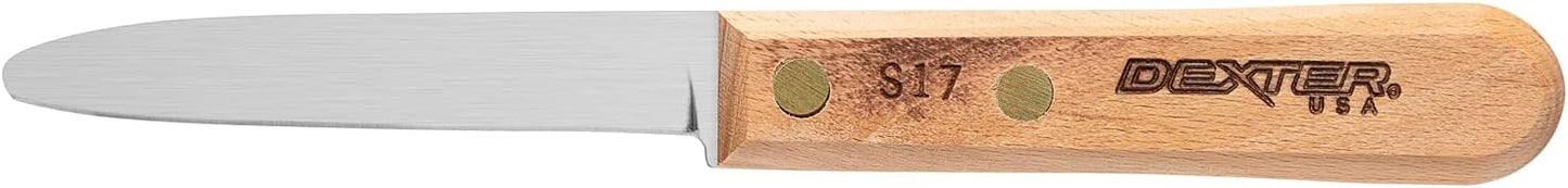 Dexter Russell Clam Shucking Knife with Wood Handle - 1