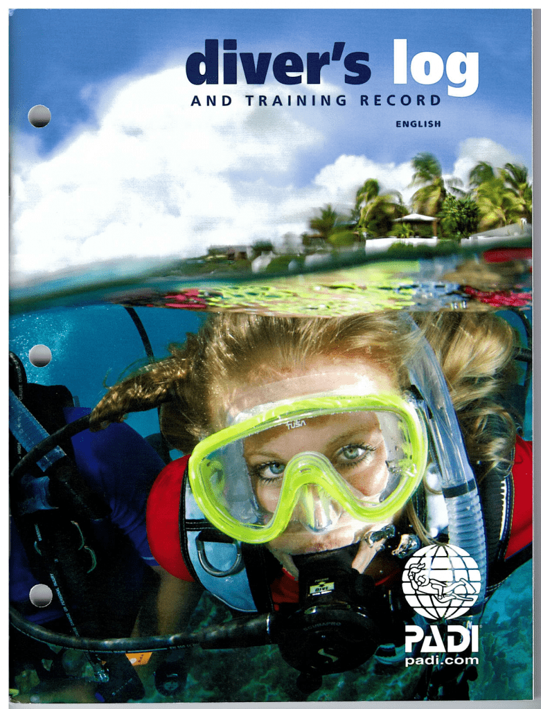 PADI Divers Logbook and Training Record - 1