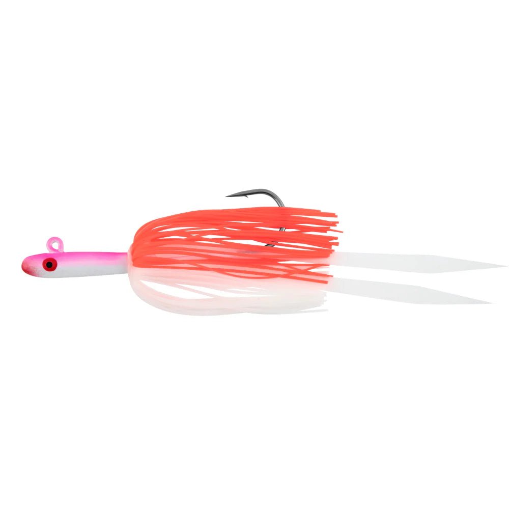 Glass Minnow Jig with Silicone Skirt 3/8oz - Pink - 3