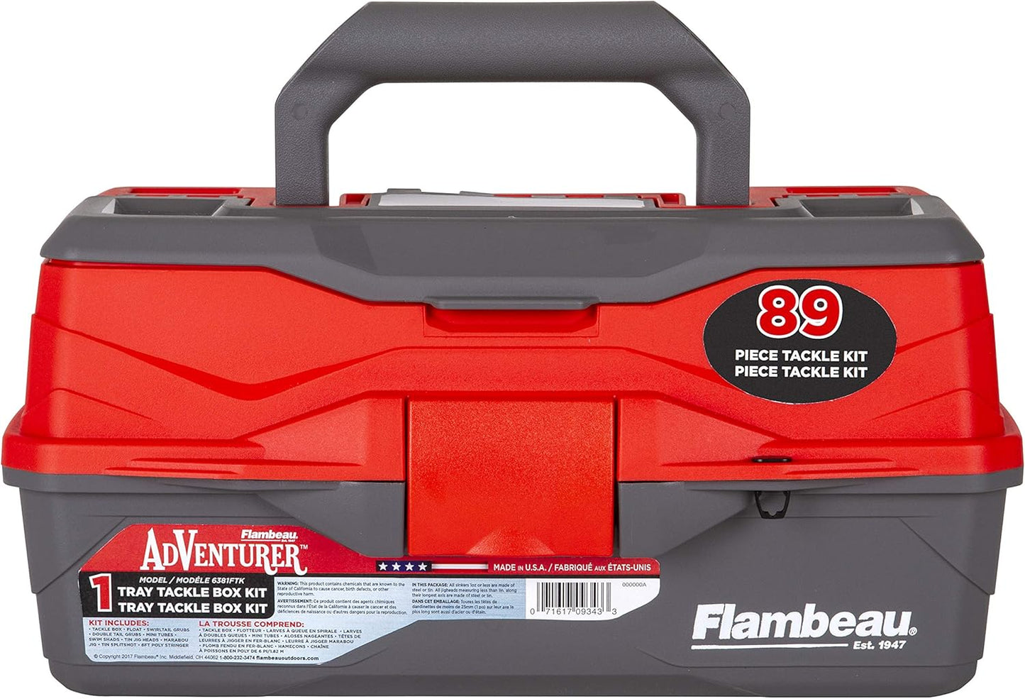 Flambeau Adventurer 1 - Tray 89 - Piece Tackle Kit - 2