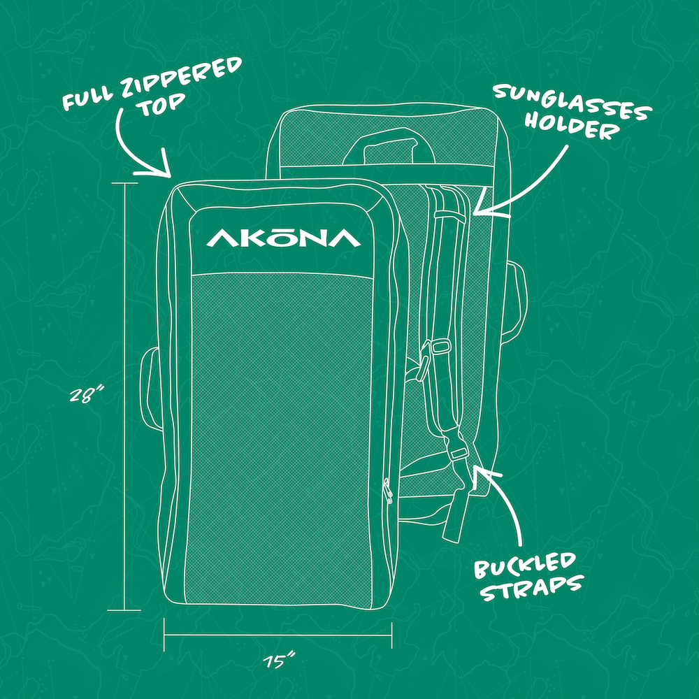 Akona Azul Mesh Backpack - Tiffany - 5