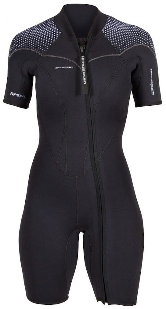 Henderson 3MM Womens Thermoprene Pro Front Zip Shorty - 4 - 1