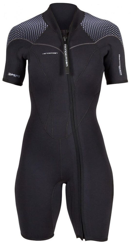 Henderson 3MM Womens Thermoprene Pro Front Zip Shorty - 4 - 1