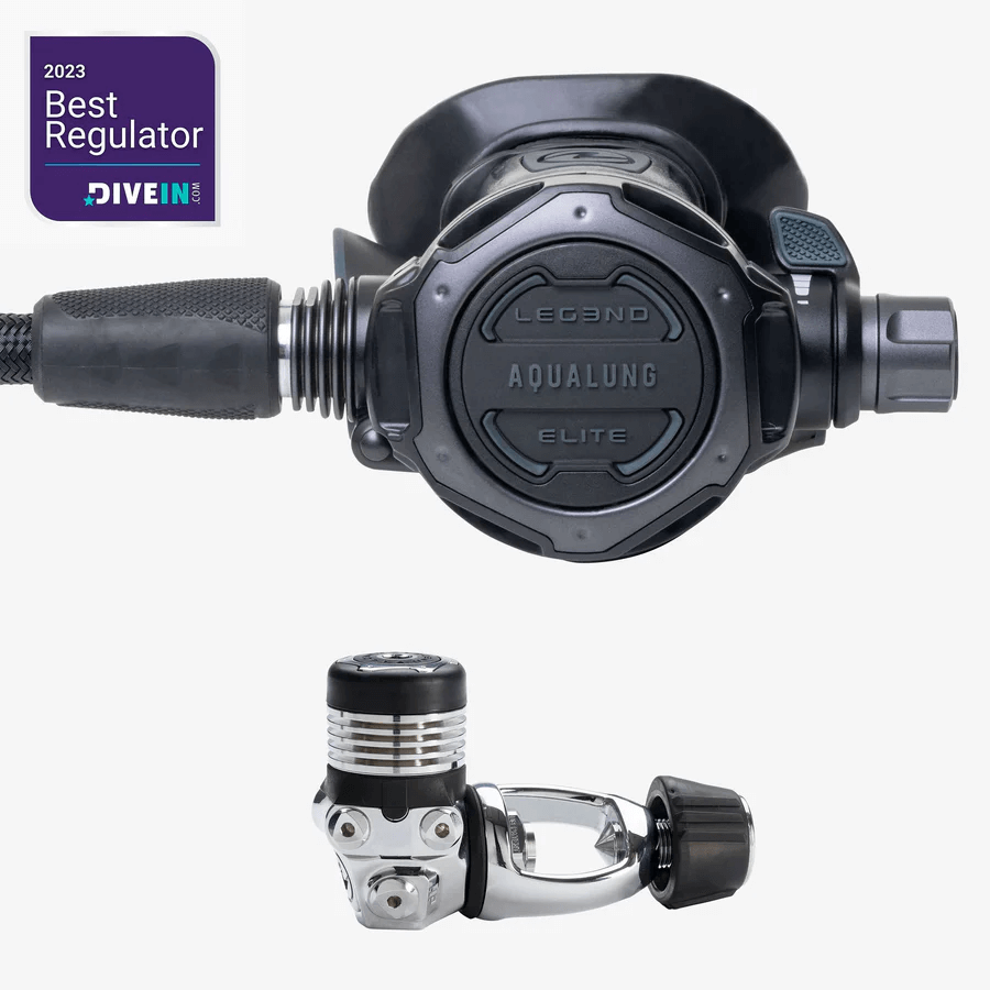 Aqualung Leg3nd Elite Black Edition Regulator - Yoke - 1