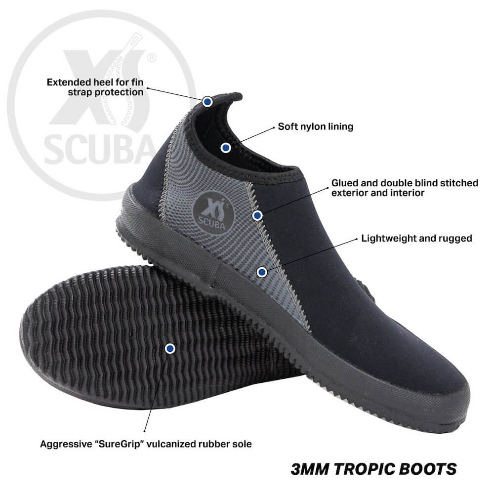 XS Scuba 3mm Tropic Boot - 3 - 2