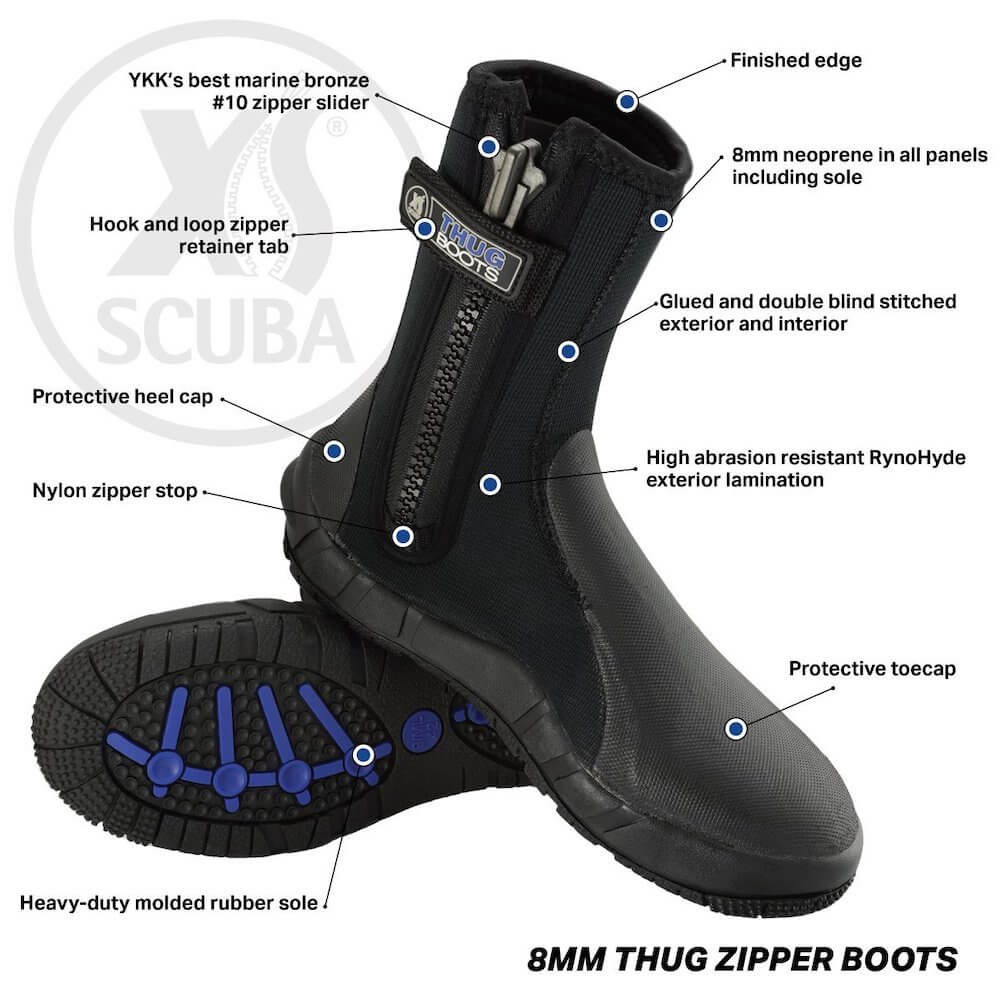 XS Scuba 8mm Thug Boot - 4 - 2