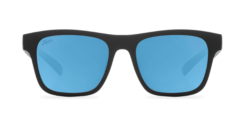 Hobie Eyewear Coastal Float Satin Black Frame With Cobalt Mirror Lens - 2