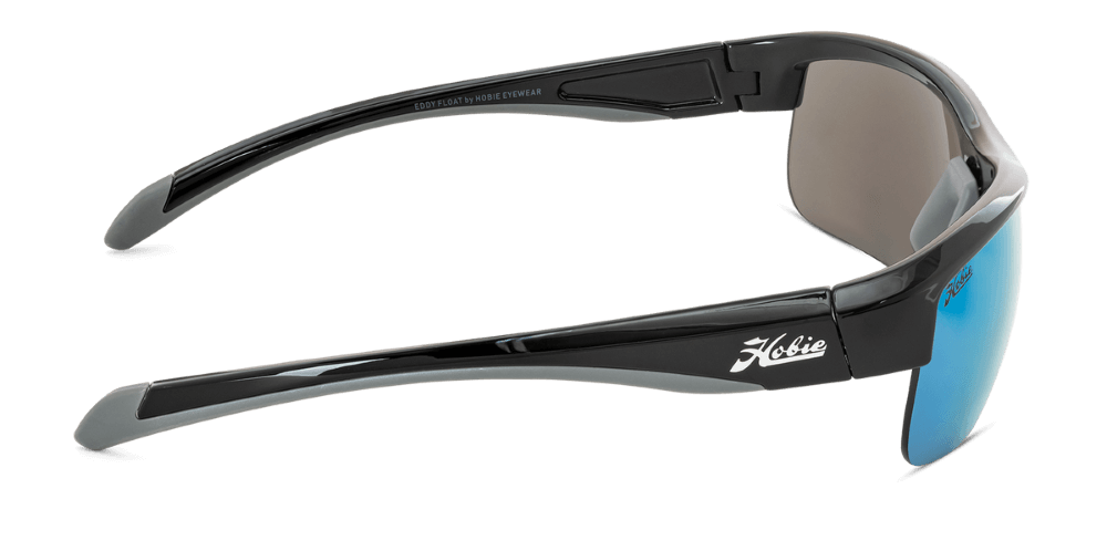 Hobie Eyewear Eddy Float Satin Black / Grey Frame With Polarized Cobalt Lens - 3
