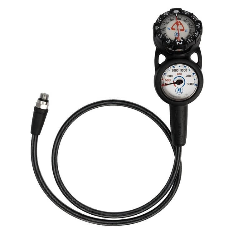 XS Scuba QuikVu Pressure Compass Gauge Console - Imperial - 3