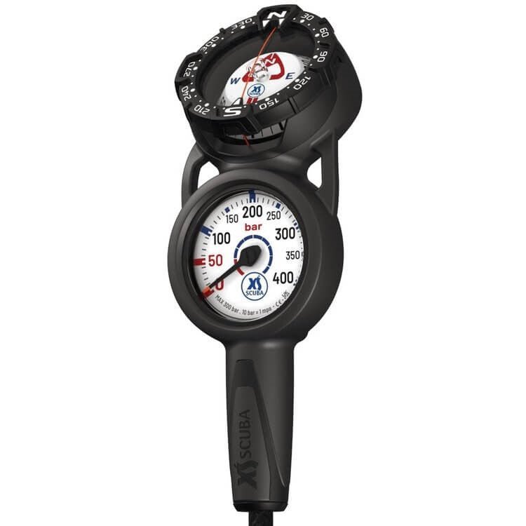 XS Scuba QuikVu Pressure Compass Gauge Console - Metric - 5