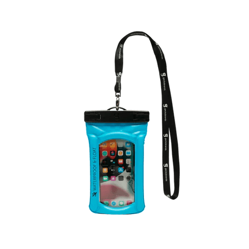 Gecko Waterproof Float Phone Dry Bag - Neon Blue - 5