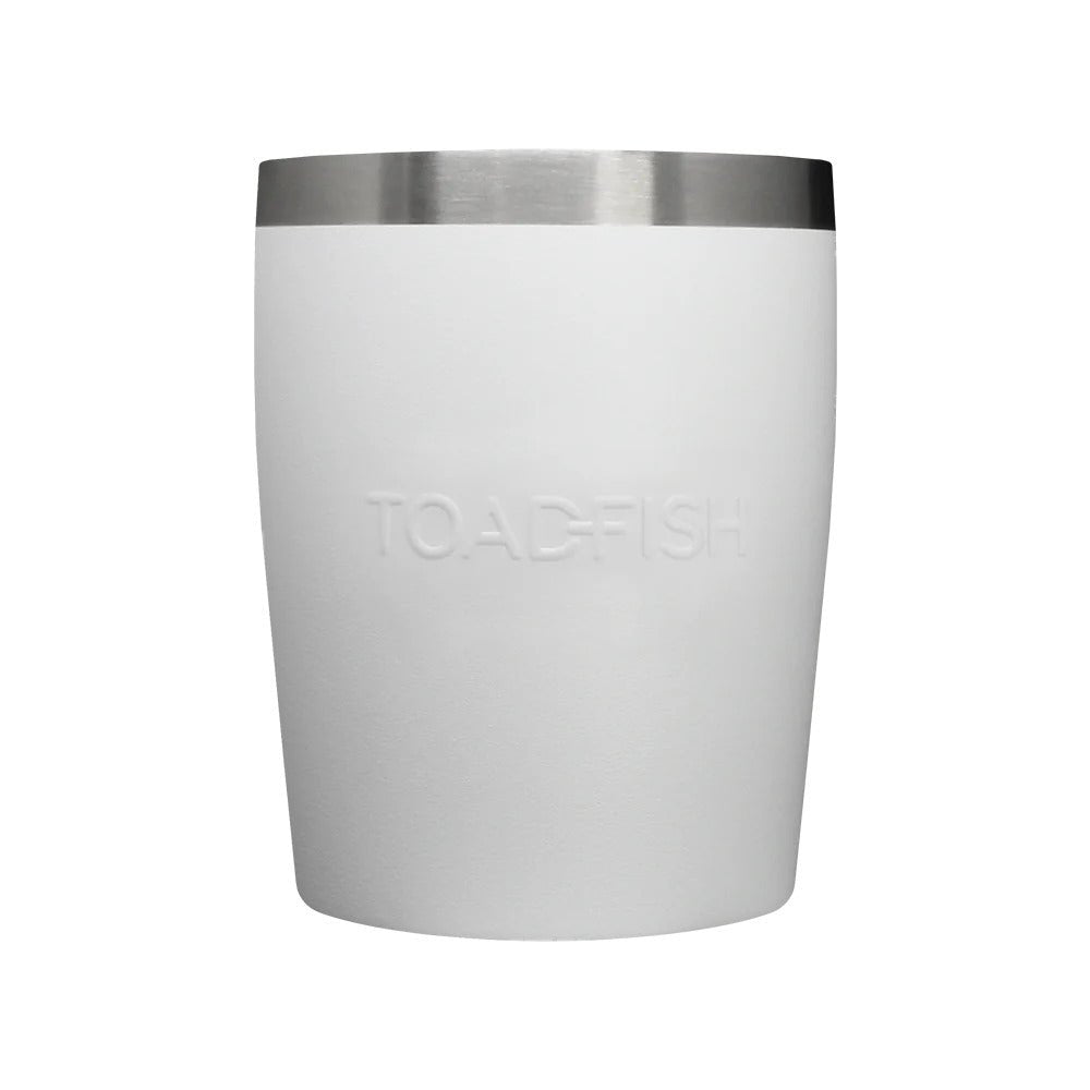 Toadfish Non - Tipping 10oz Rocks Tumblers - White - 8