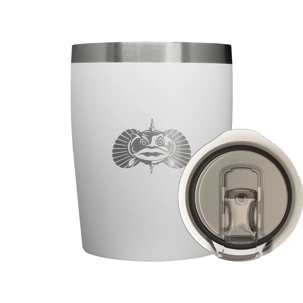 Toadfish Non - Tipping 10oz Rocks Tumblers - White - 7