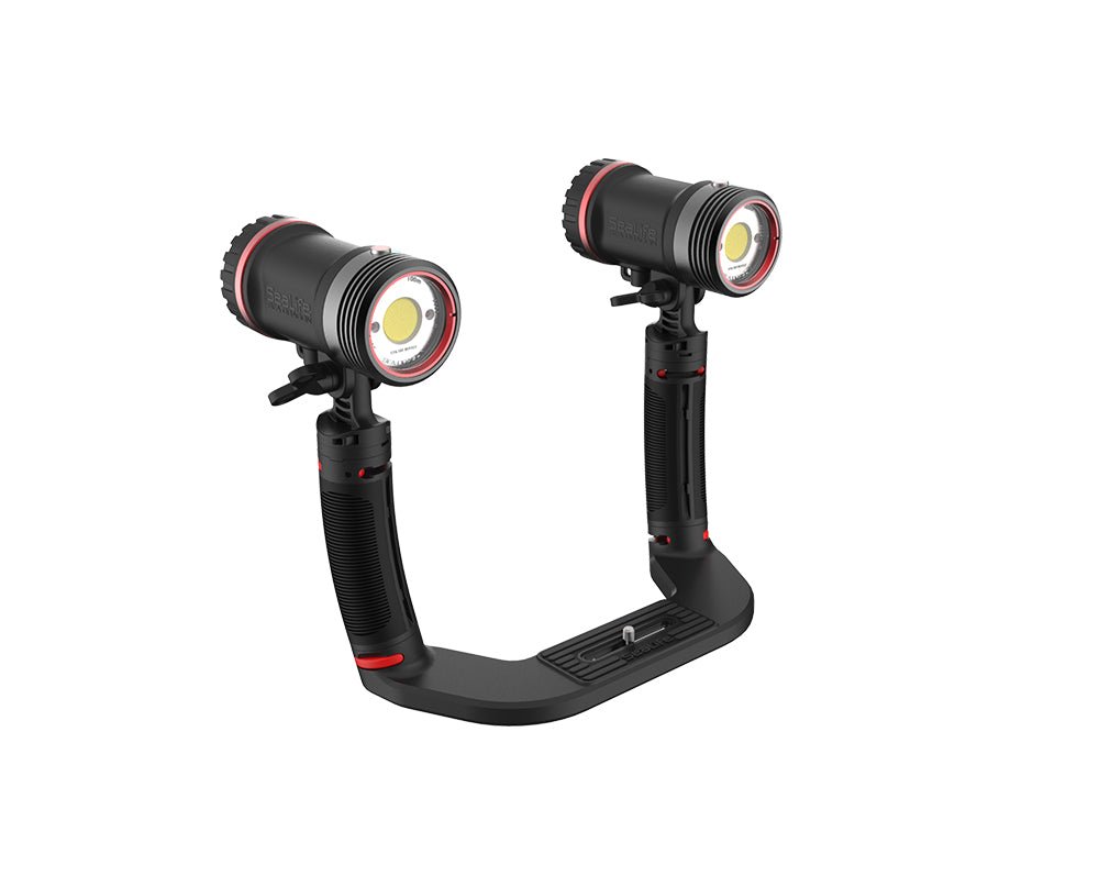 Sealife Sea Dragon Duo 10K+ Color Boost Set (2x 5000+ Color Boost lights, 2 Grips, Ultra Dual Tray, Duo Case) - 2