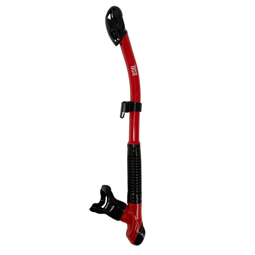 Sherwood Tiga Dry Snorkel - Red/Black - 6