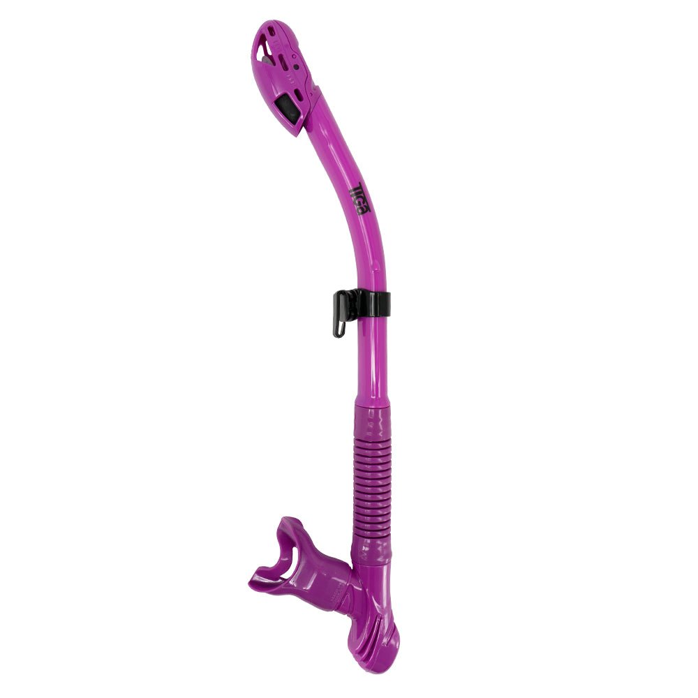 Sherwood Tiga Dry Snorkel - Magenta Silicone - 7