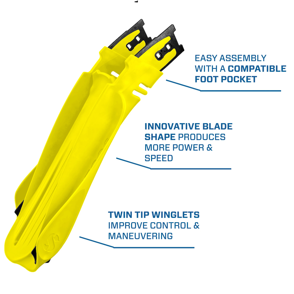 Scubapro Supernova Modular Blade - Yellow - 8