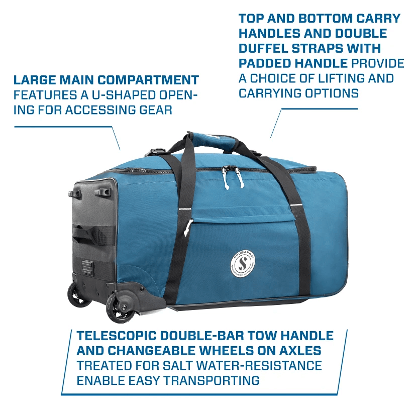 Scubapro Sport Bag 105 Roller Bag - 4