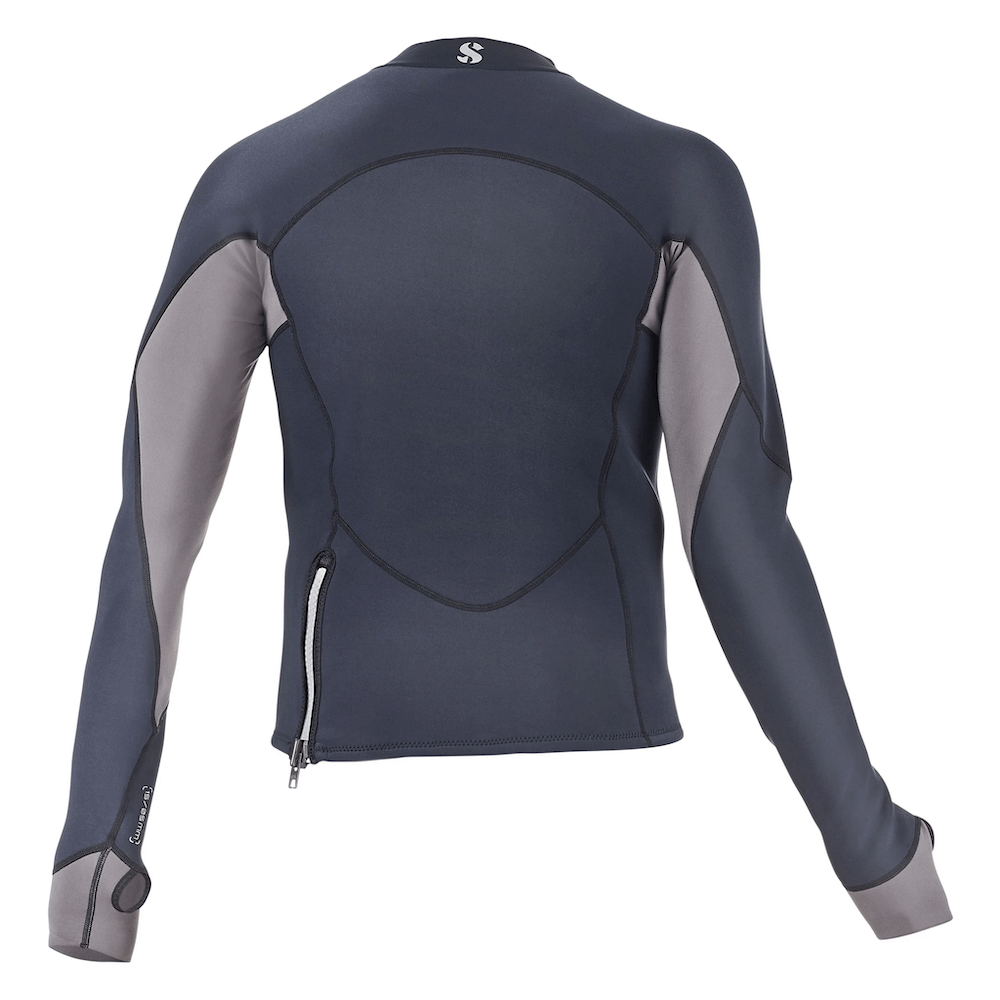 Scubapro Mens Everflex 1.5mm Long Sleeve Wetsuit Shirt - S - 2