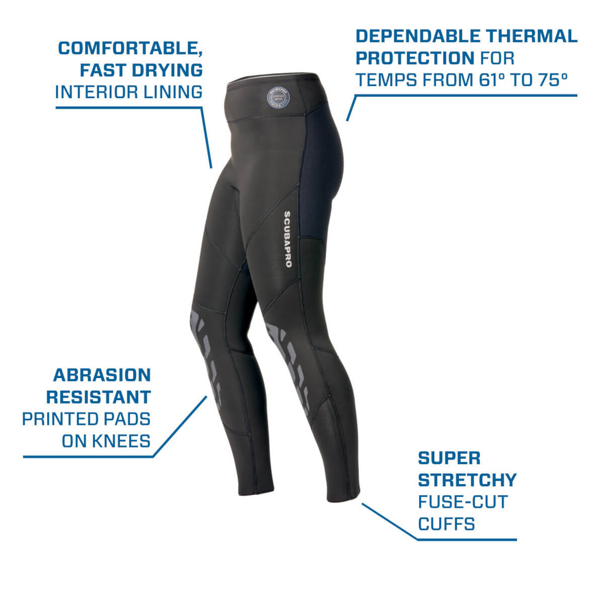 Scubapro Everflex Yulex 3 mm Pant Womens - 2XS - 4
