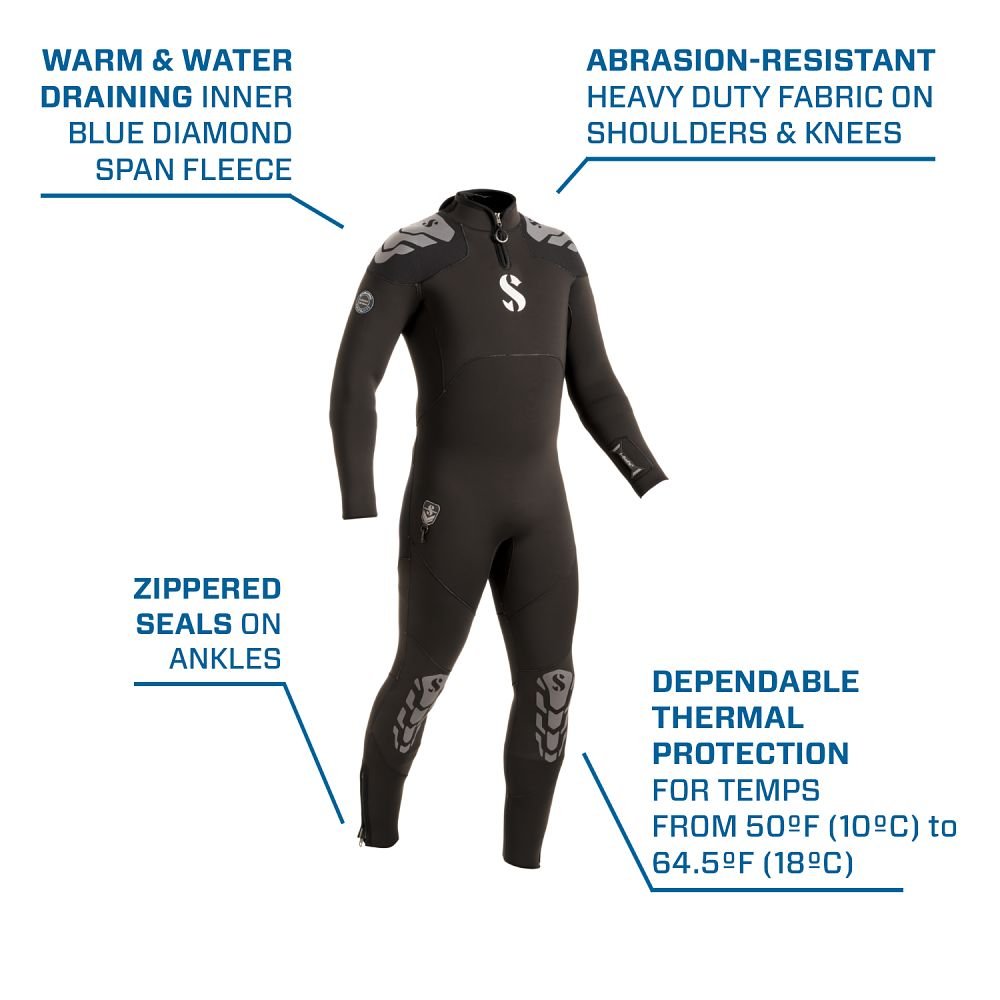 Scubapro Everflex Yulex Steamer 5/4 mm Mens - SM - 4