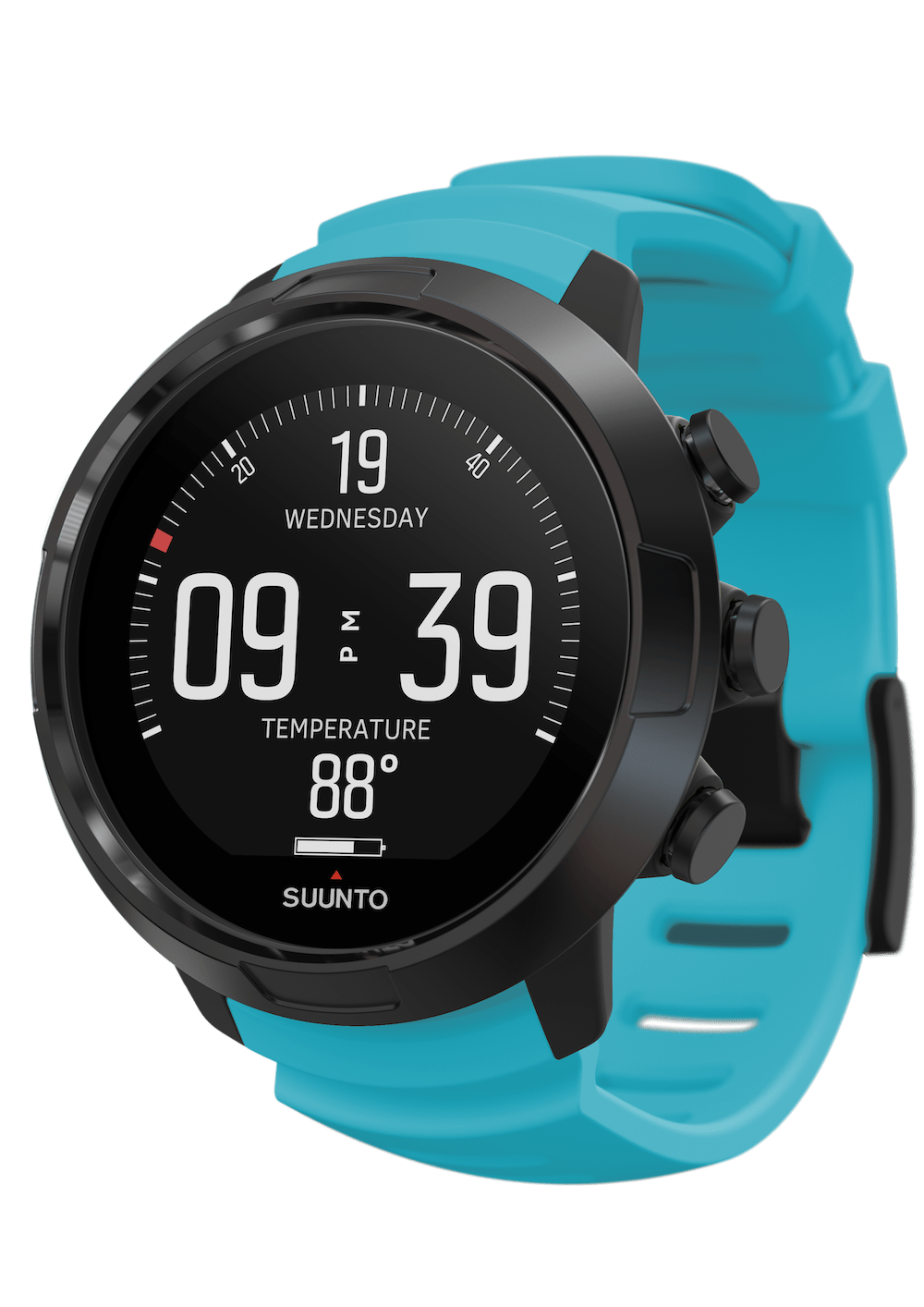 Suunto D5 Dive Computer - Aqua Blue - 6