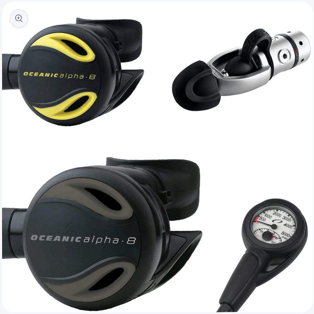 Oceanic Alpha 8 Regulator Octopus SPG Package - 1