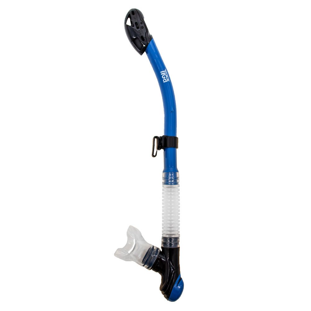 Sherwood Tiga Dry Snorkel - Ice Blue - 10