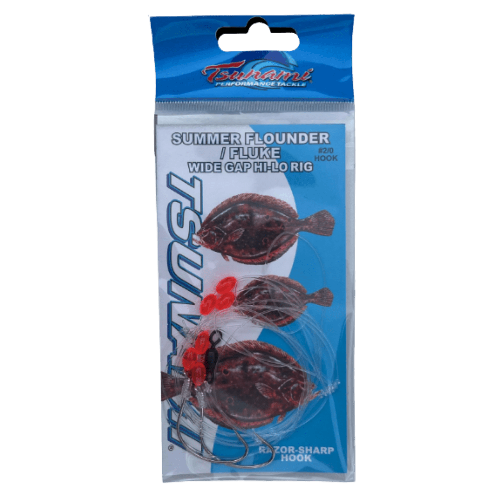Tsunami TS - 4562 Fluke Hi - Lo 2/0 Wide Gap/Beads/Swivel - 1