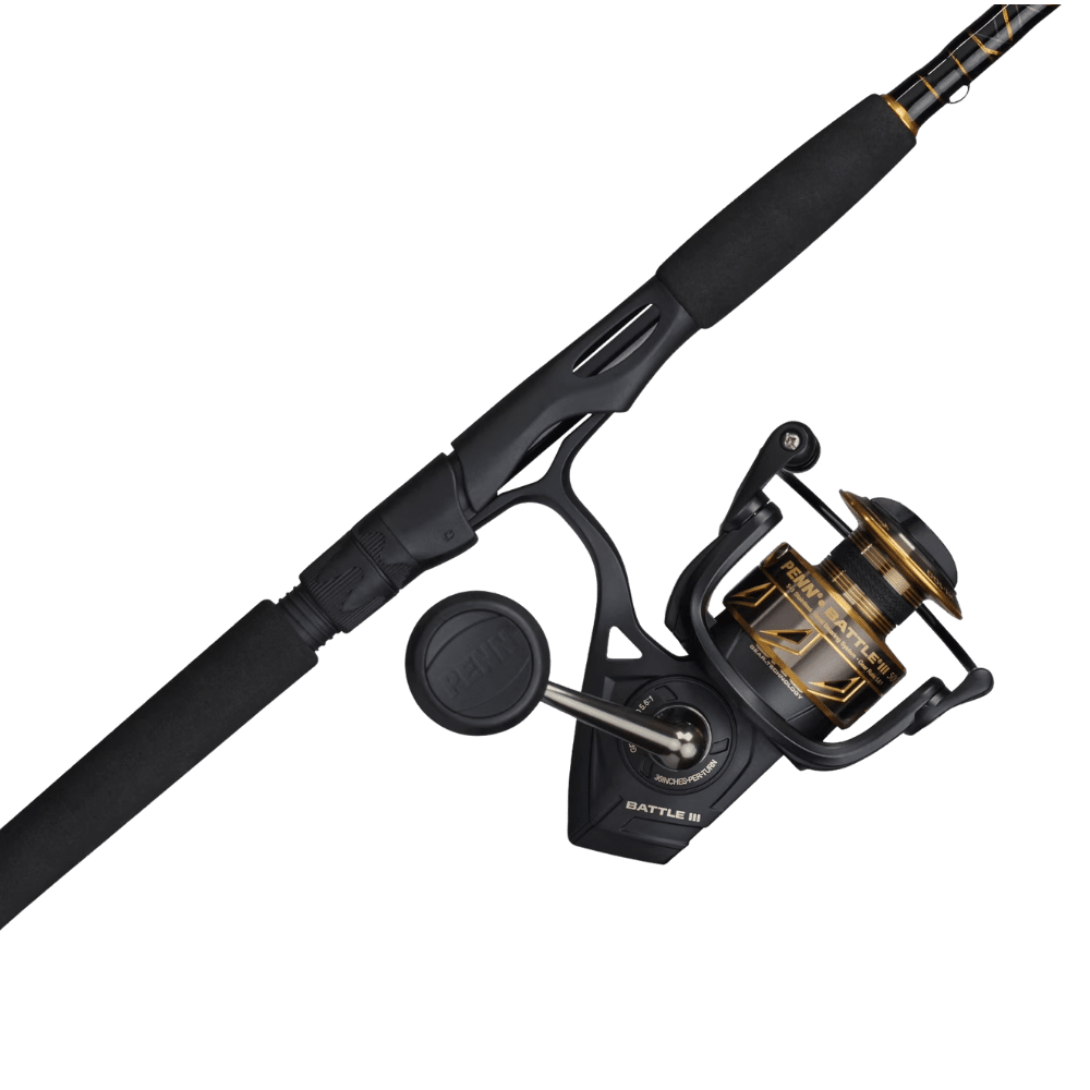 PENN Battle III Combo 7' 1pc Med/Hvy 6000 - 1