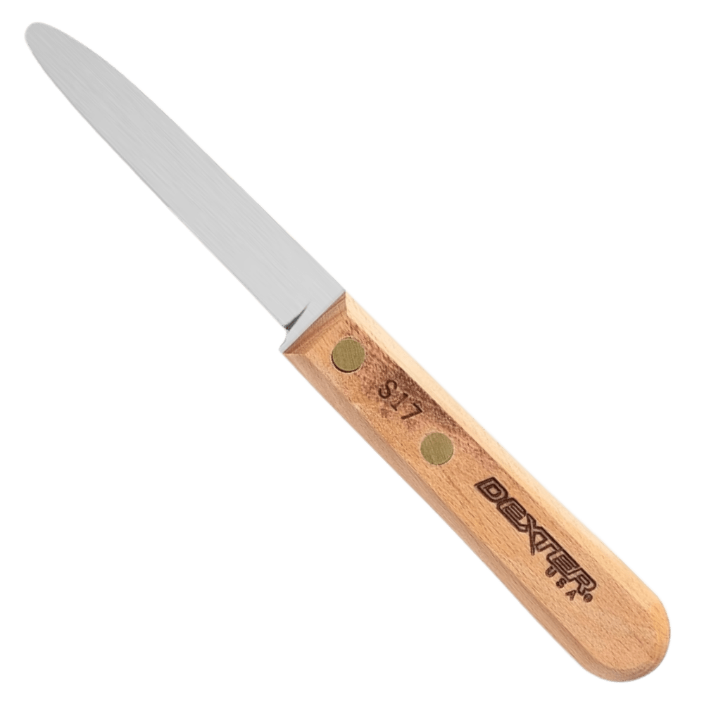 Dexter Russell Clam Shucking Knife with Wood Handle - 1