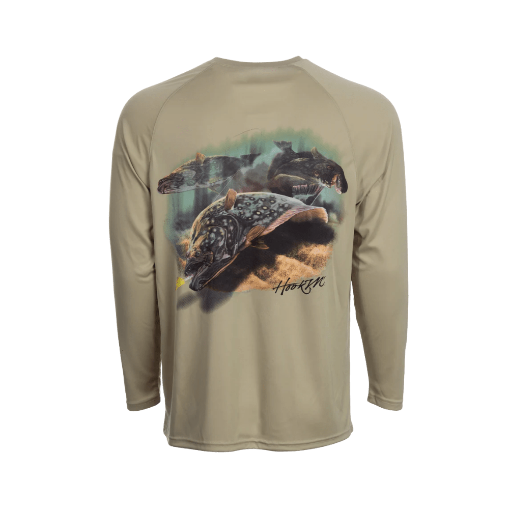 Bimini Bay Hook M' Graphic Tee - Sand - Fluke - Small - 1