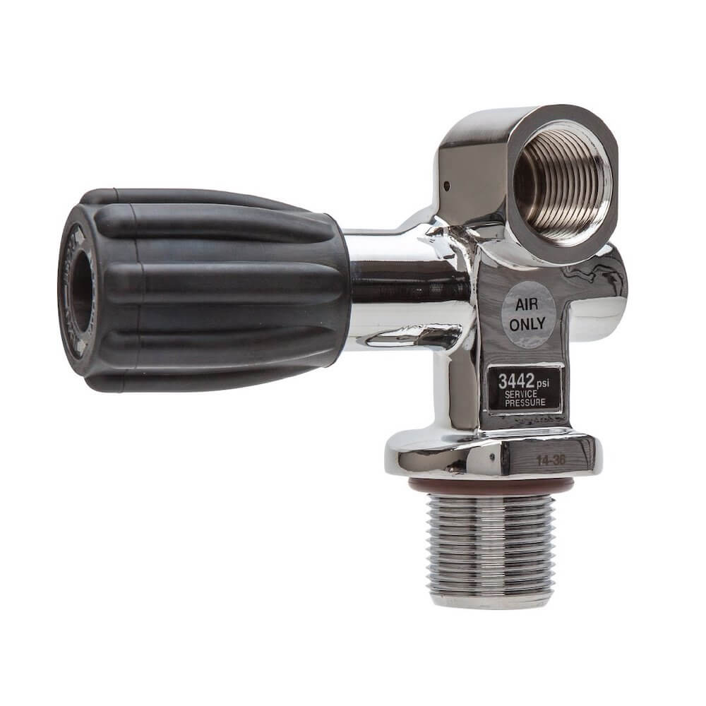 XS Scuba Thermo 300 BAR DIN Valve - 3000 PSI - 1