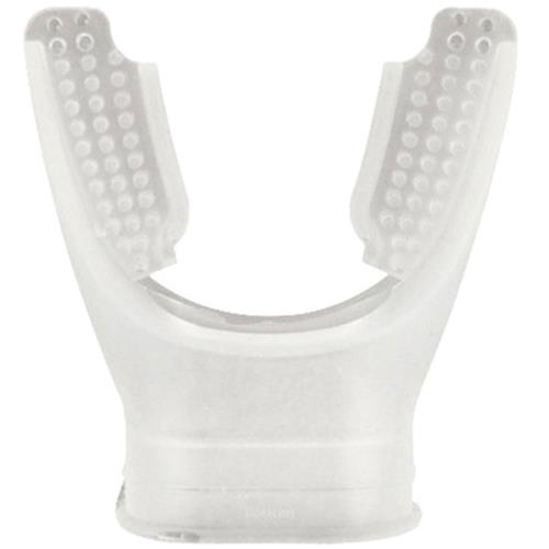 XS Scuba Extended Tab Silicone Mouthpiece - Clear - 2