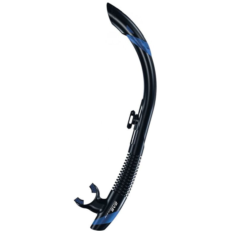 Atomic Aquatics SV2 Snorkel - Black/Royal Blue - 7