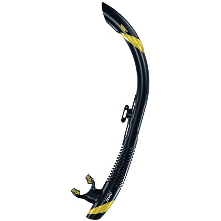 Atomic Aquatics SV2 Snorkel - Black/Yellow - 6