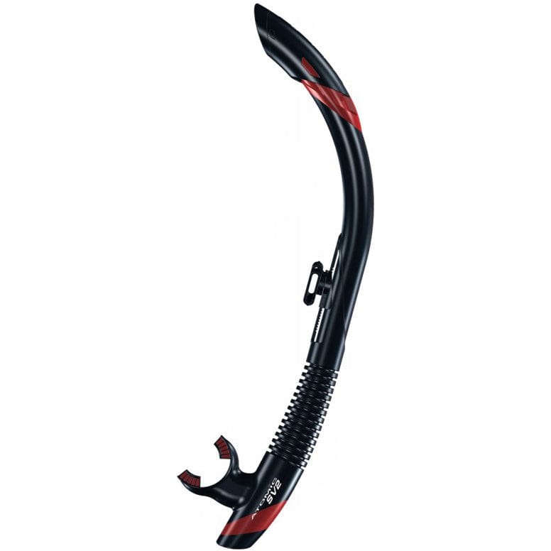 Atomic Aquatics SV2 Snorkel - Black/Red - 4