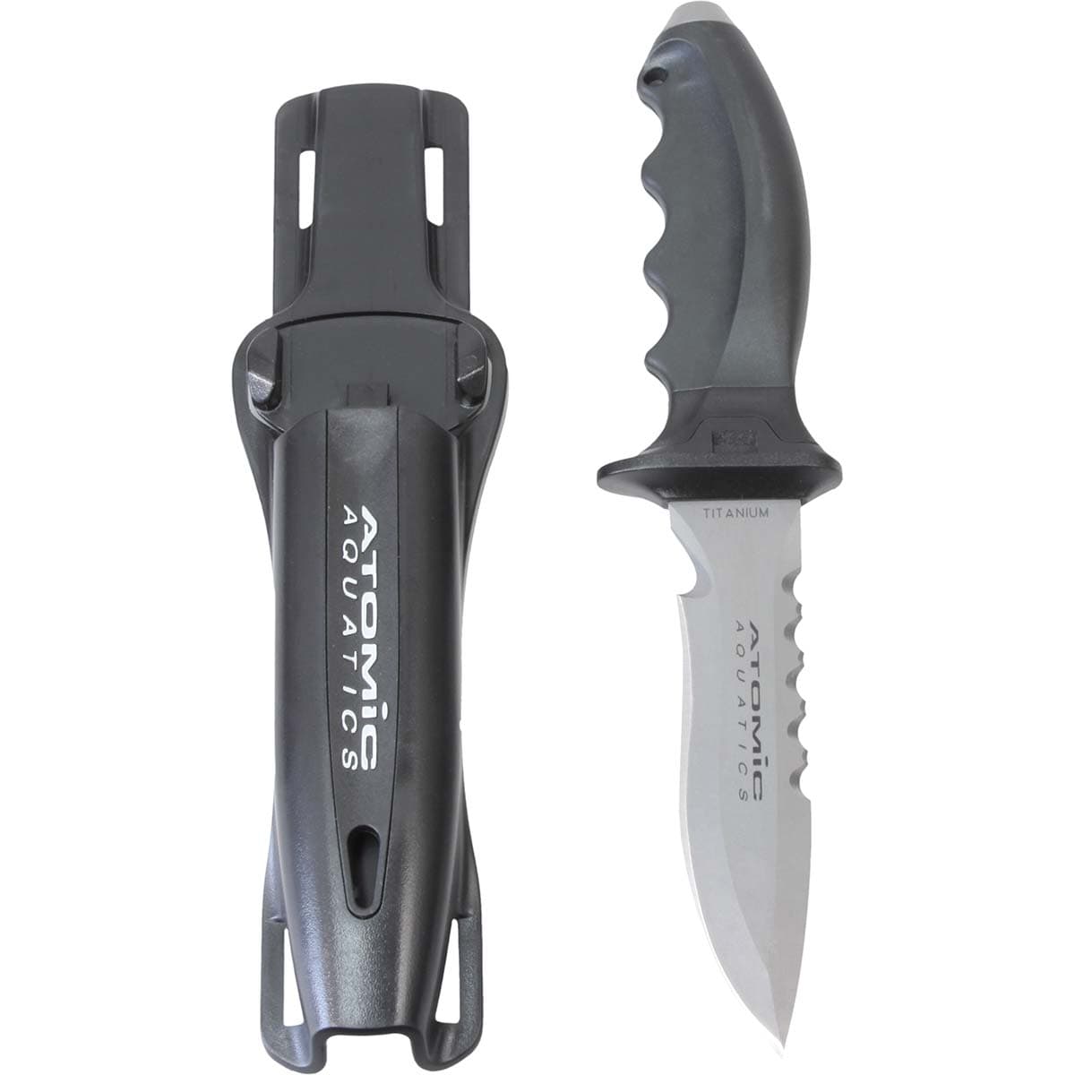 Atomic Aquatics Ti6 Titanium Knife - Pointed - 2