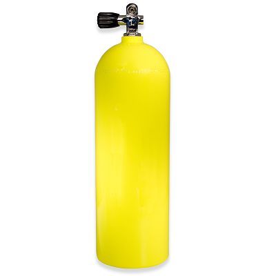 Catalina 63CF Aluminum Scuba Tank - Yellow - 5
