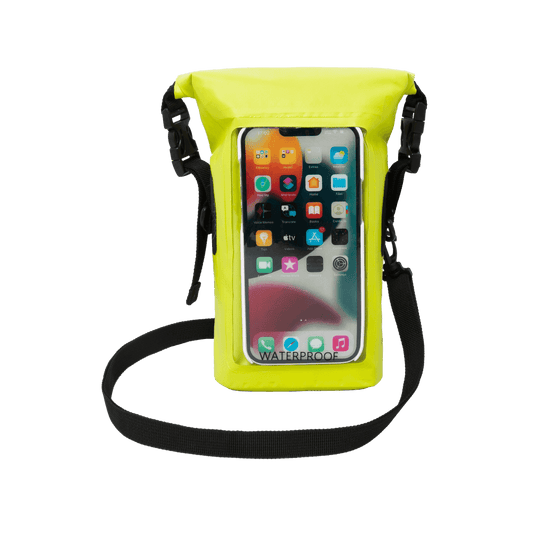 Gecko Waterproof Phone Tote - Bright Green - 1