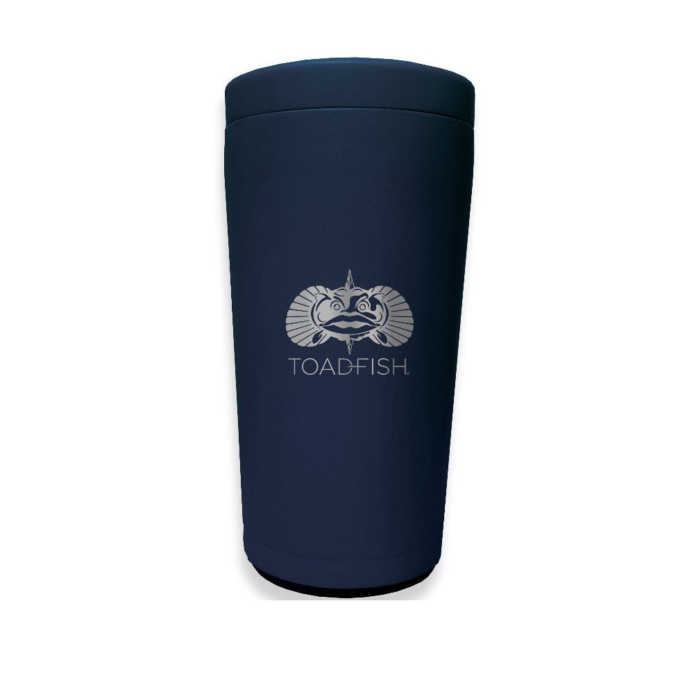 Toadfish Non - Tipping Universal Can Cooler - Navy - 8