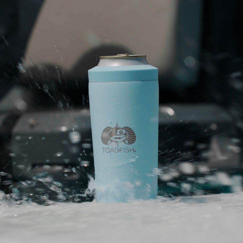 Toadfish Non - Tipping Universal Can Cooler - Navy - 11