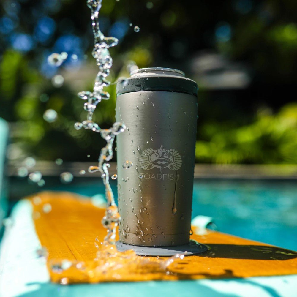 Toadfish Non - Tipping Universal Can Cooler - Navy - 12