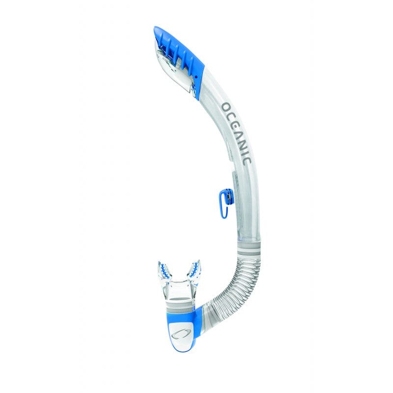 Oceanic Ultra Dry 2 Snorkel - Clear/Blue - 4