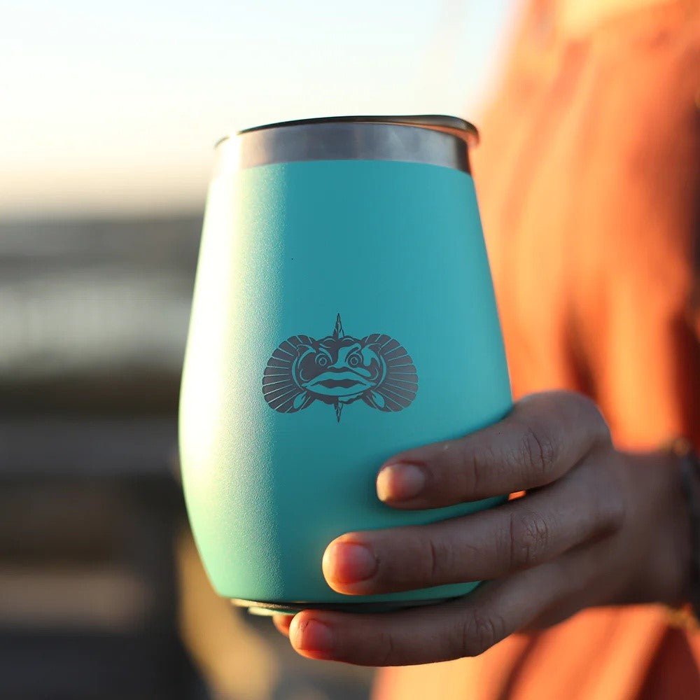 Toadfish Non - Tipping 10oz Wine Tumbler - White - 6