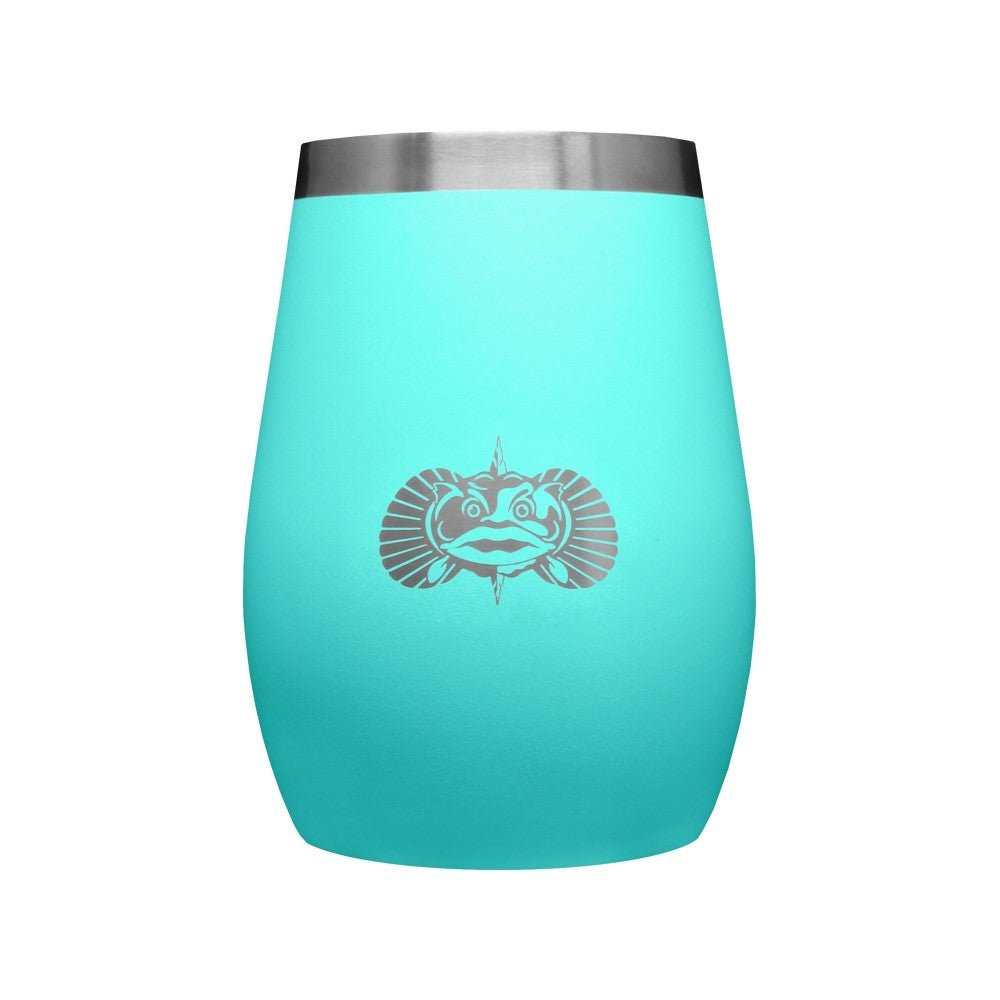 Toadfish Non - Tipping 10oz Wine Tumbler - Teal - 4