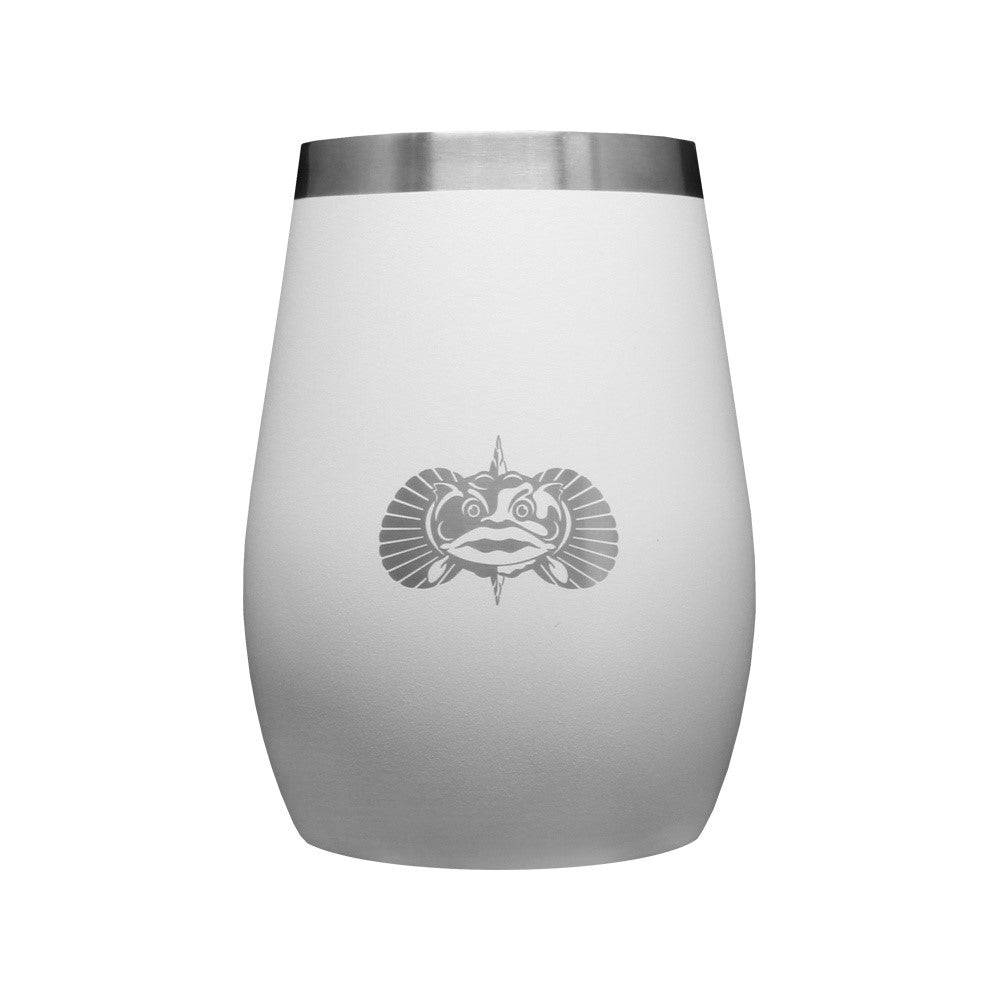 Toadfish Non - Tipping 10oz Wine Tumbler - White - 5