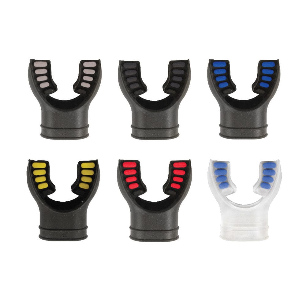 XS Scuba Mouthpiece - Black/Yellow - 1